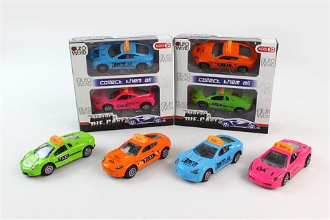 1：50合金滑行出租车2只庄