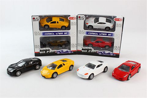 1:50仿真合金回力跑车2只庄