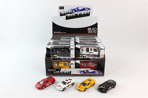 1:50赛车合金滑行跑车24只