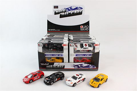 1:50赛车合金滑行跑车 2只庄X12盒