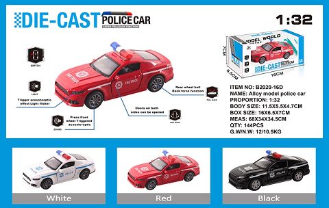 仿真野马警车 合金车两开门