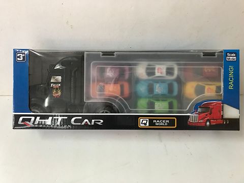 货柜车+7只1：64滑行车