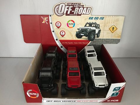 1:32G65 alloy regrown wheel,2 doors, (1 type 2 color mixed 6 pieces in one display box)