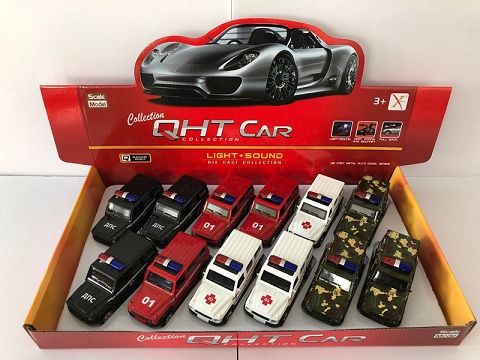 1:32 mercedes-benz G65 alloy jalil + Russian car, 2 doors open, sound and light inside the front lamp (1 model, 1 color mixed with 12 pieces in one display box)
