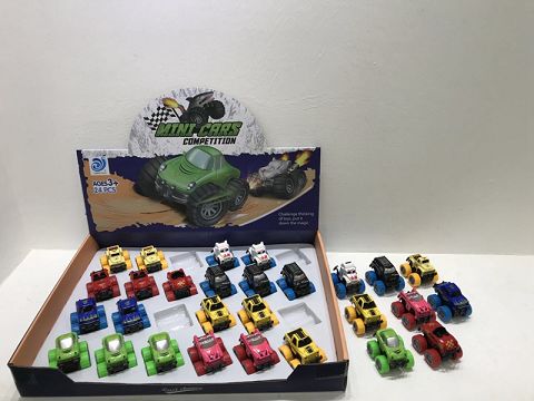 24只/盒回力合金车(彩色轮）