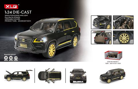LX570雷克萨斯 1:24合金车模