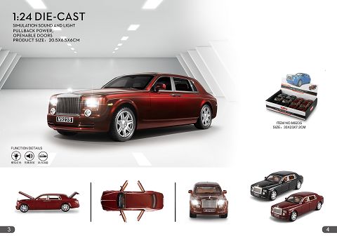 Phantom Rolls-Royce 1:24 alloy car model