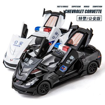 1:32克尔维特超跑警车版                 (灯光/音乐）