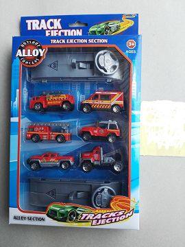 Ejection alloy fire fighting