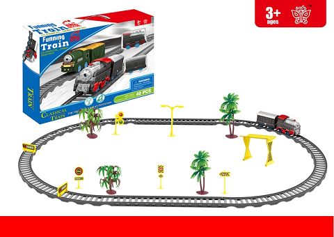 Electric rail train (without electricity)