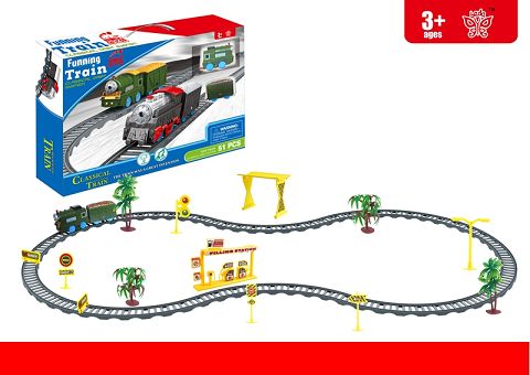 Electric rail train (without electricity)
