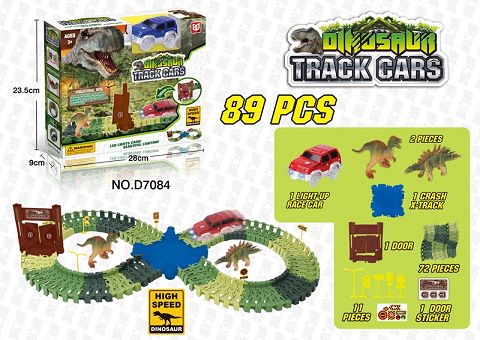 Dinosaur park assembled rail car (DIY)