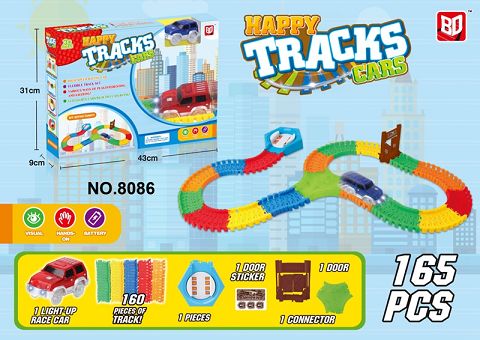 Cartoon assembled railcar (DIY)