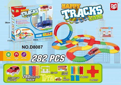 Cartoon assembled railcar (DIY)