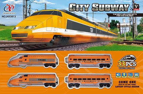 Electric light and music train (orange)