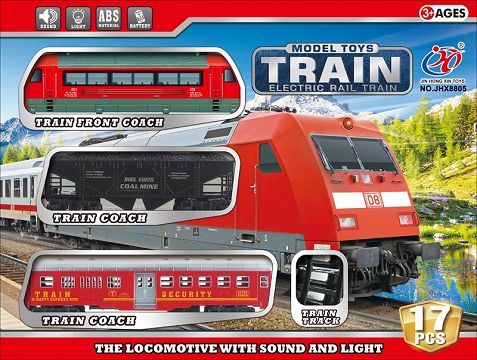 Electric light and music train (red)