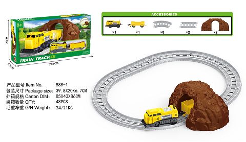 Electric train track set
