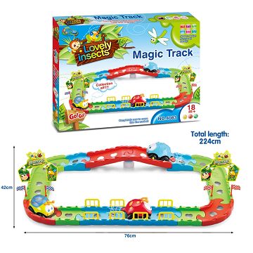 Insect cartoon electric railcar
