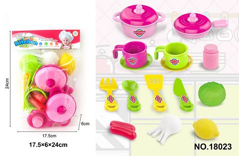 Tableware in PVC card bag