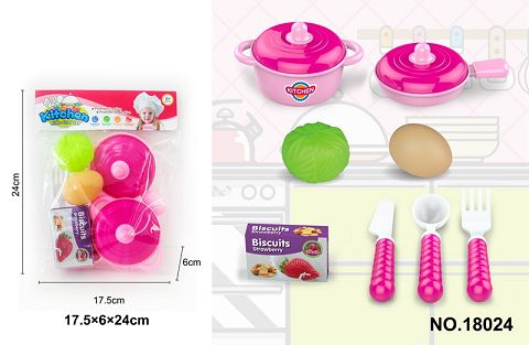 Tableware in PVC card bag