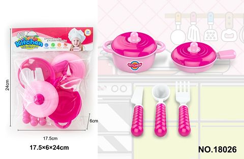 Tableware in PVC card bag