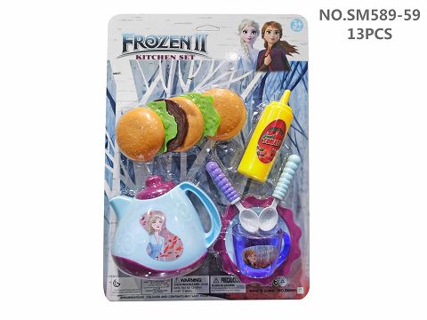 Solid color tea set