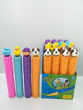 Monkey/hippo/dog/duck cartoon cartoon pearl cotton animal handle