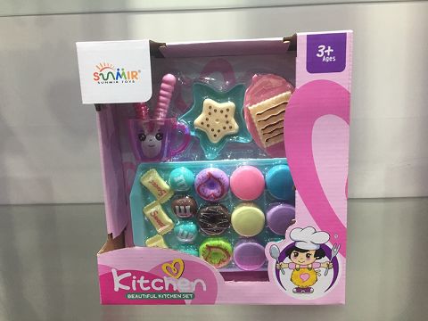 Solid color tea set