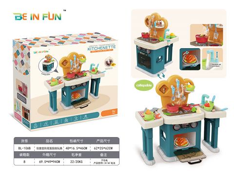Creative transformation to upgrade the oven with double-sided kitchen toys