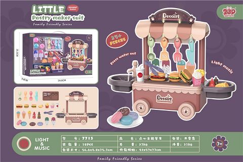 Dessert themed dining car