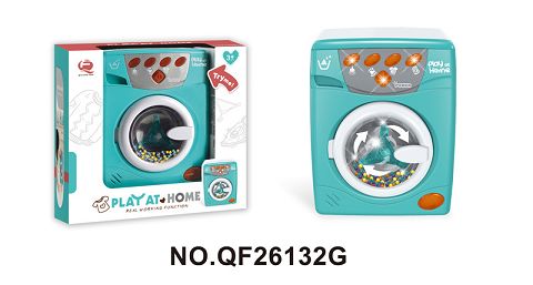 Light green washing machine