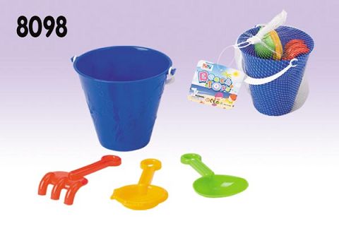 BEACH BUCKET HOUSE 4PCS
