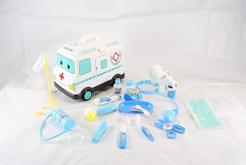 The ambulance is equipped with light IC