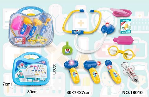 Medical equipment, light and sound, portable suitcase set
