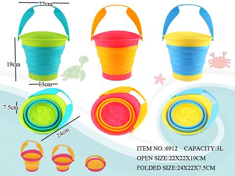 3L ocean folding bucket