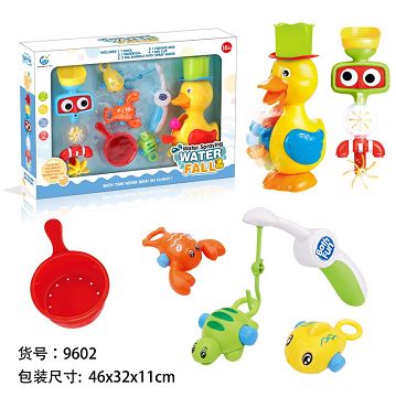 The duck squared around the fishing combination.