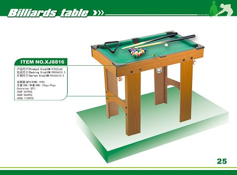 Pool table