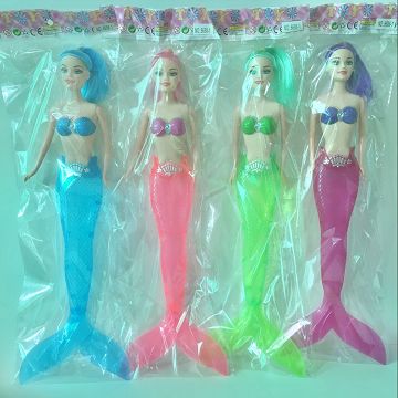 11.5寸带灯光空心美人鱼