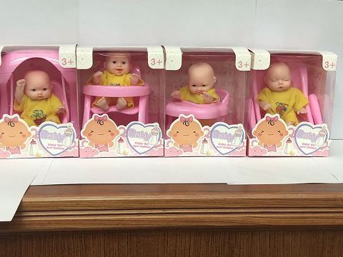 Five-inch fat child express baby with four kinds of mixed fittings