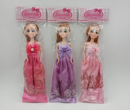 11.5寸实身活手3D目芭比3款