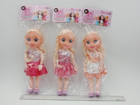 10寸娃娃灯光音乐1款3色包电