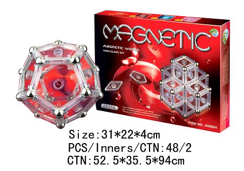 水晶磁性积木(84pcs)