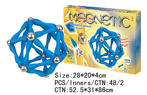 加强形磁性积木(108PCS)
