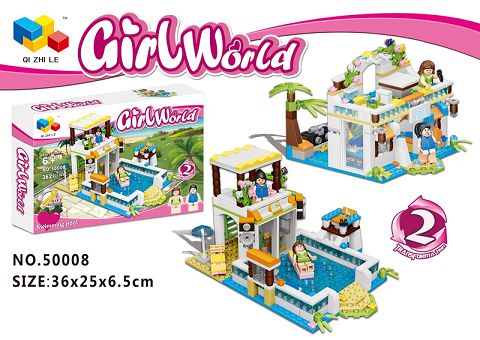 女孩世界2变别墅游泳池