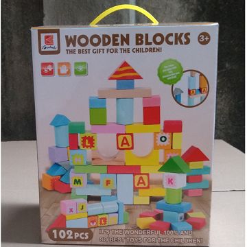 英文数字积木102PCS