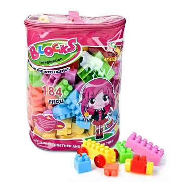 女孩小颗粒积木184PCS