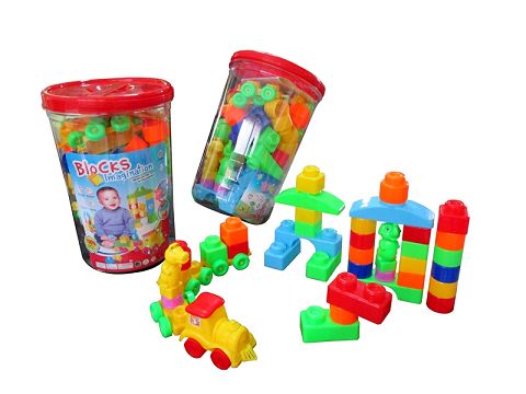 火车动物积木乐园70PCS