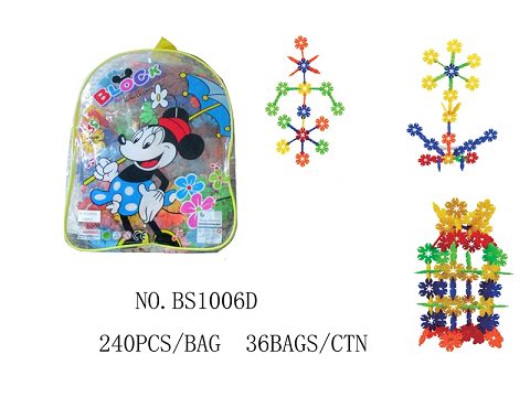 树叶型4.4CM雪花片240PCS