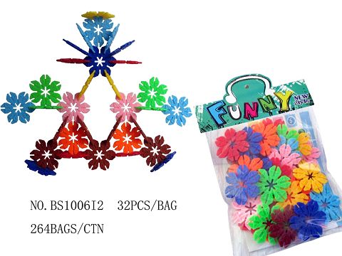 4.4CM雪花片32PCS