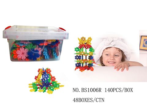 4.4CM雪花片140PCS